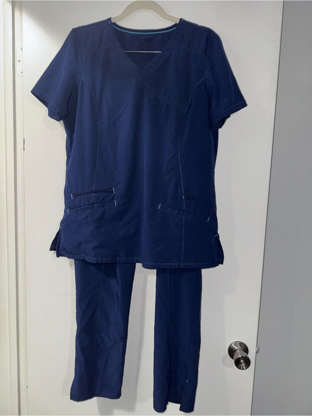 Scrubstar Navy Blue Women's Scrub Set